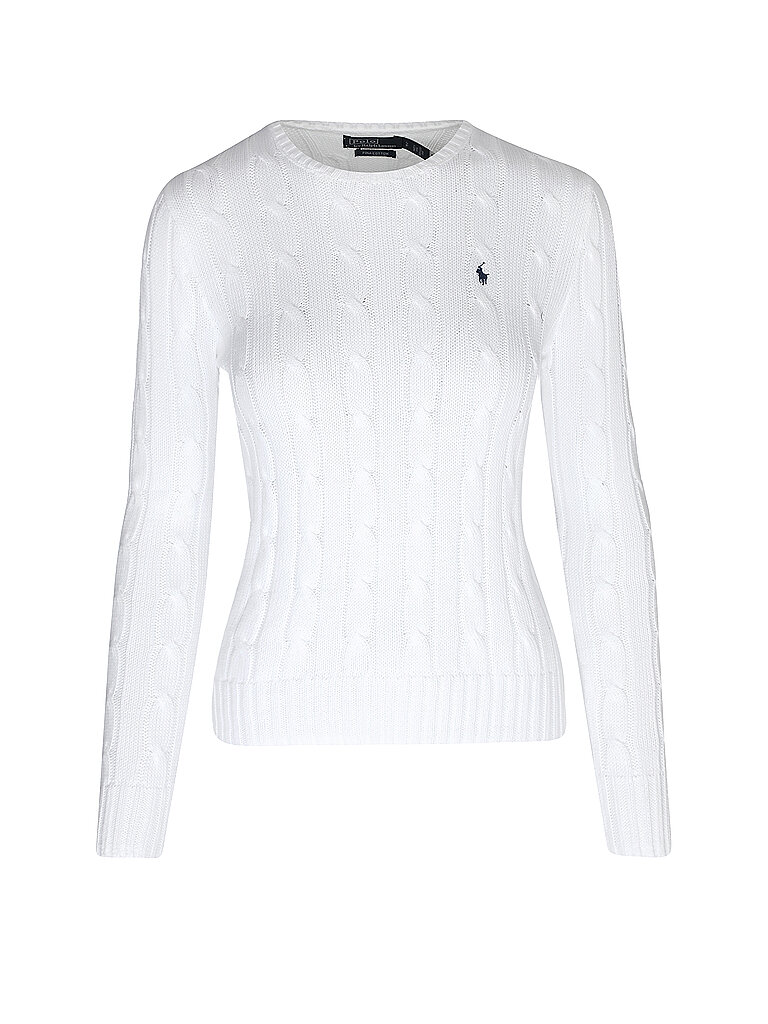 Polo Ralph Lauren pour femme. 211971869007 Jersey de coton en jersey écru blanc (XS), Casuel